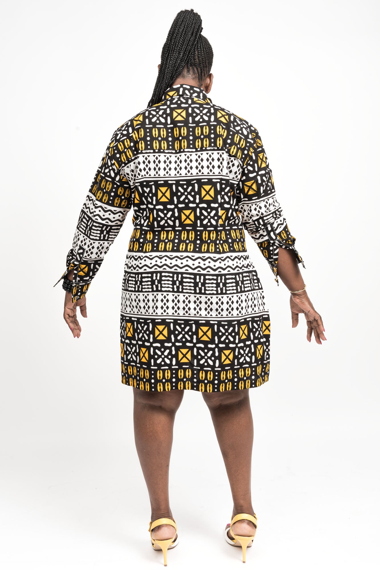 Afua African Print Dress
