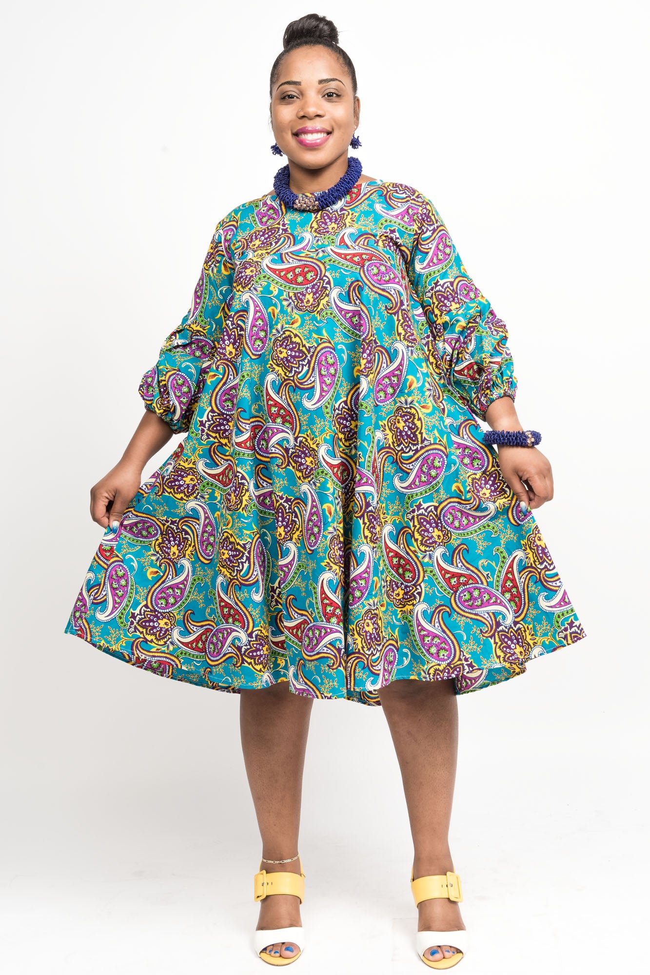 Awusi African Print Dress