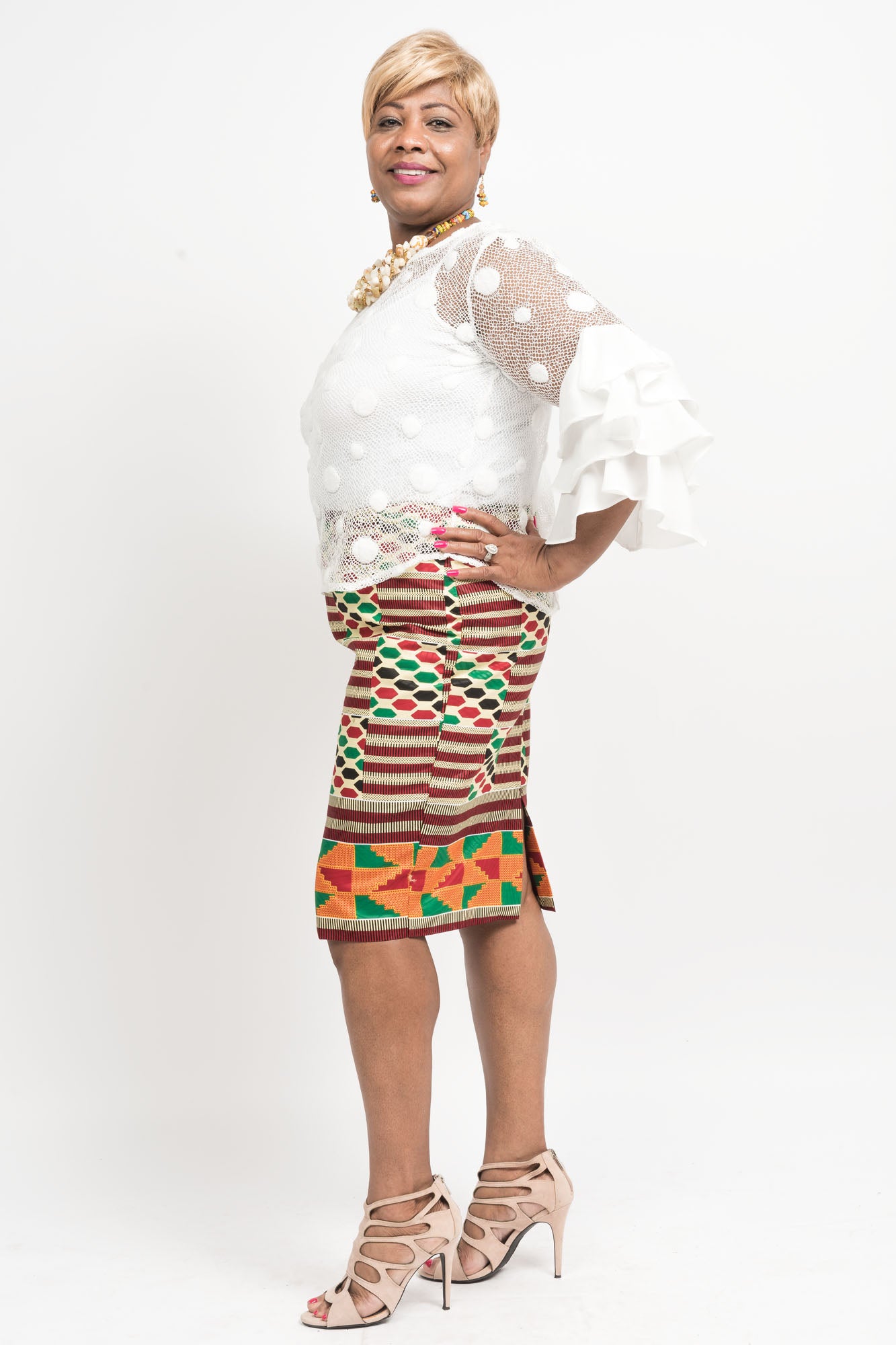 Afafa African Print Skirt