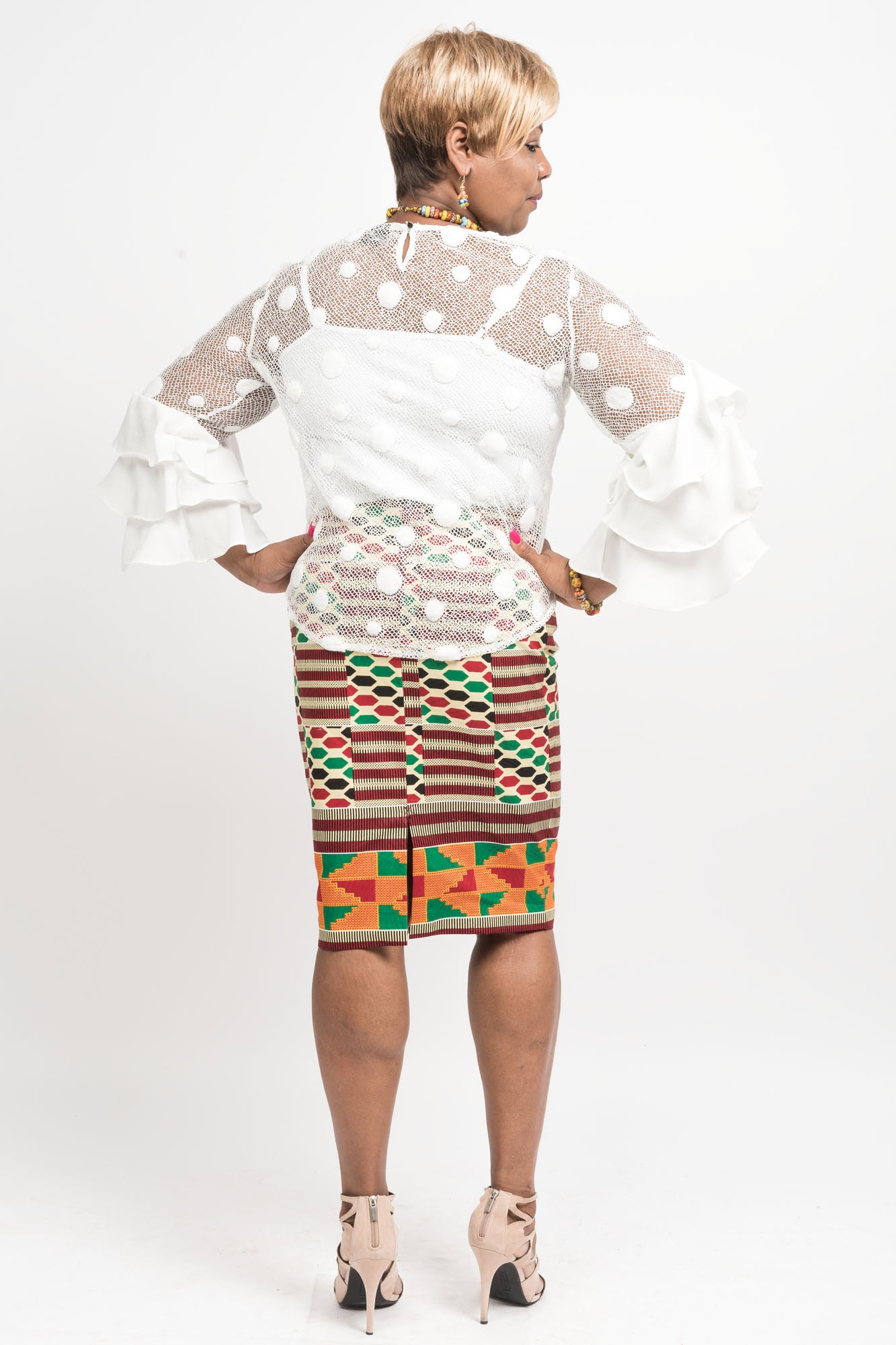 Afafa African Print Skirt
