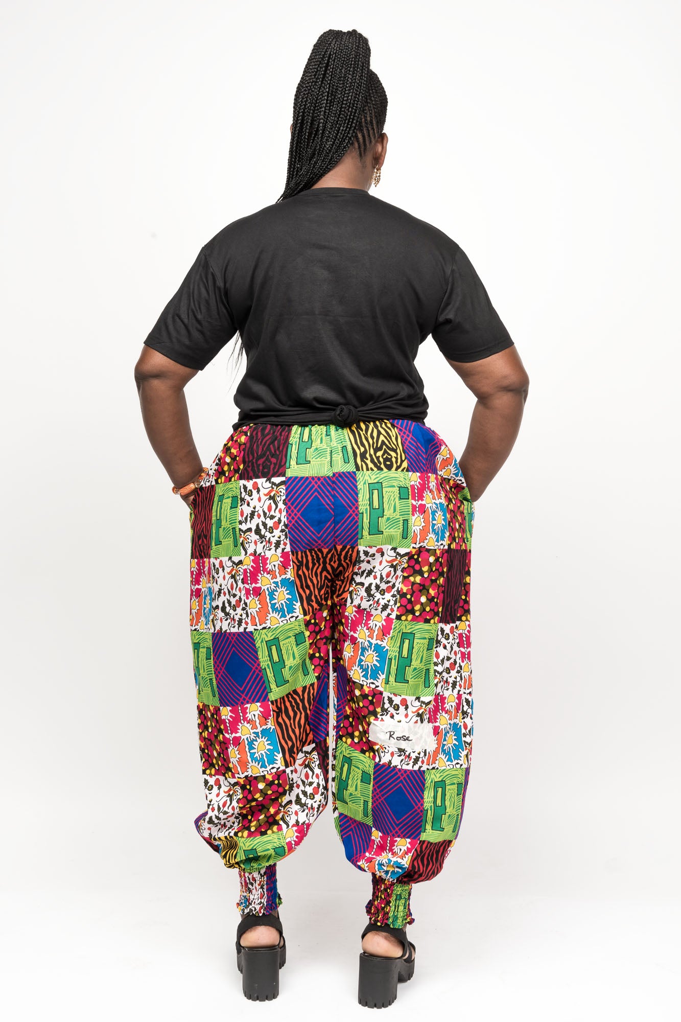 Eno African Print Pants