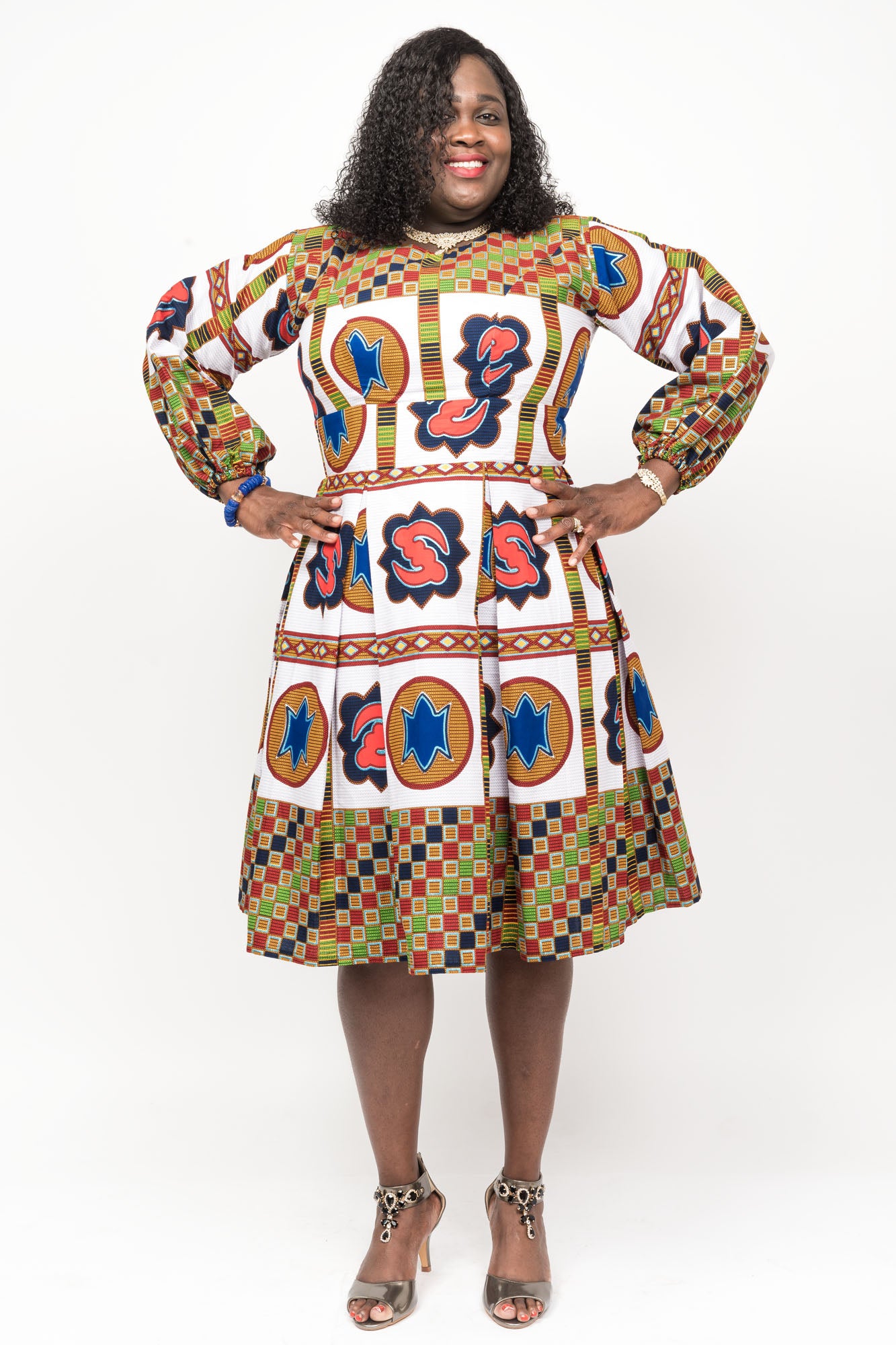 Yaw African Print Dress