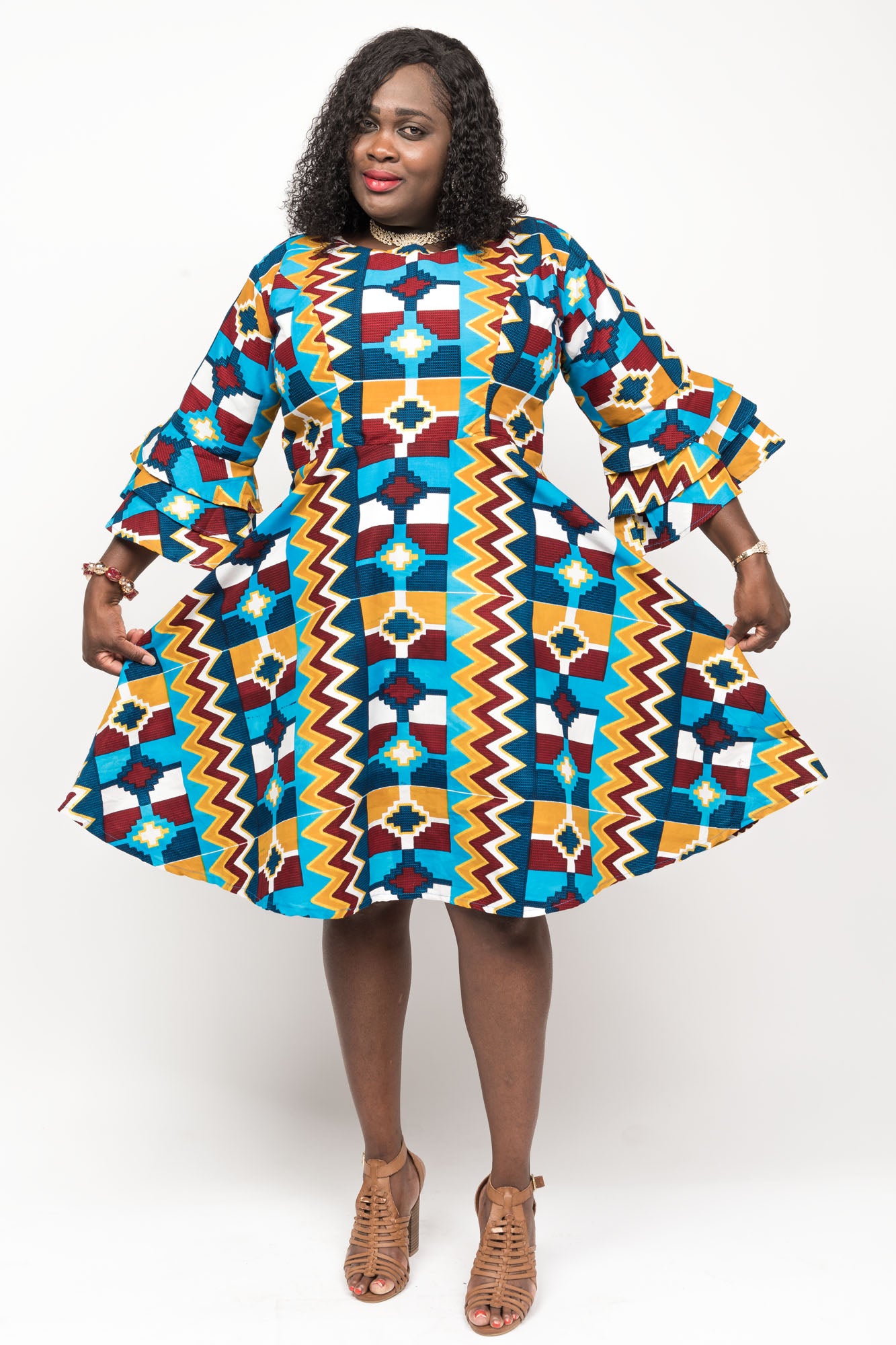 Tawiah African Print Dress