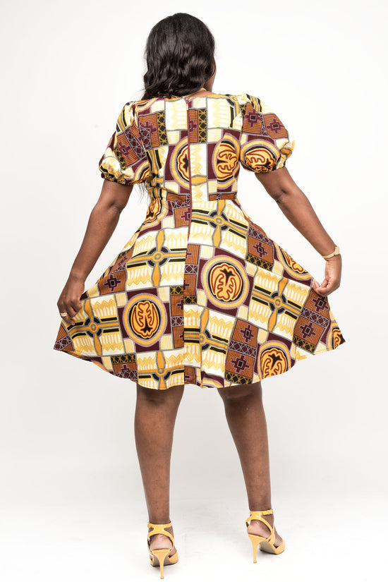 Mamia African Print Dress