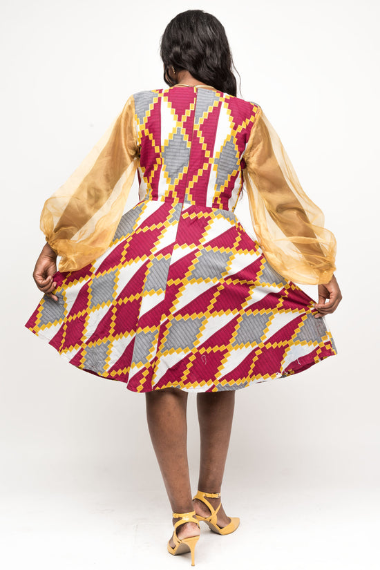 Mawusi African Print Dress