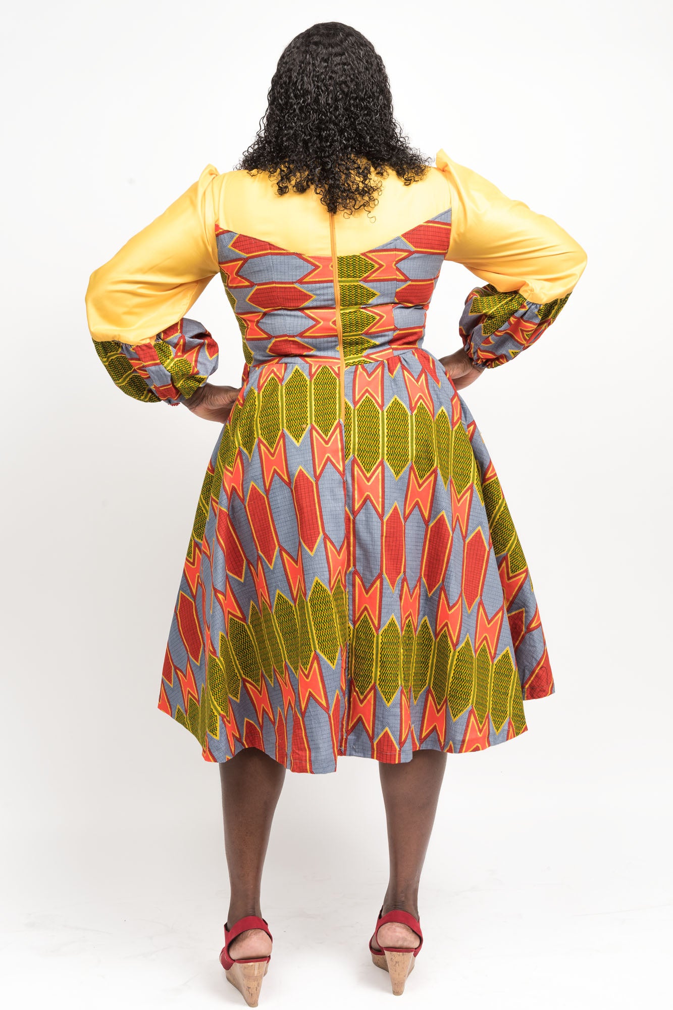 Yawa African Print Dress