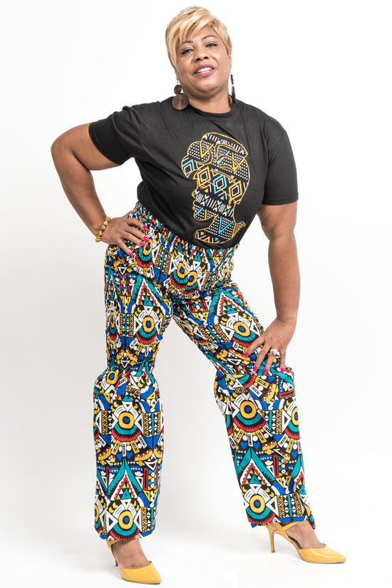 Ubadah African Print Pants